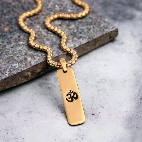 OM GOLD NACKLACE