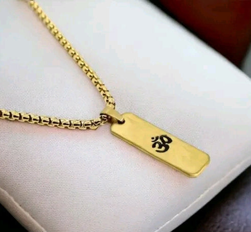 OM GOLD NACKLACE